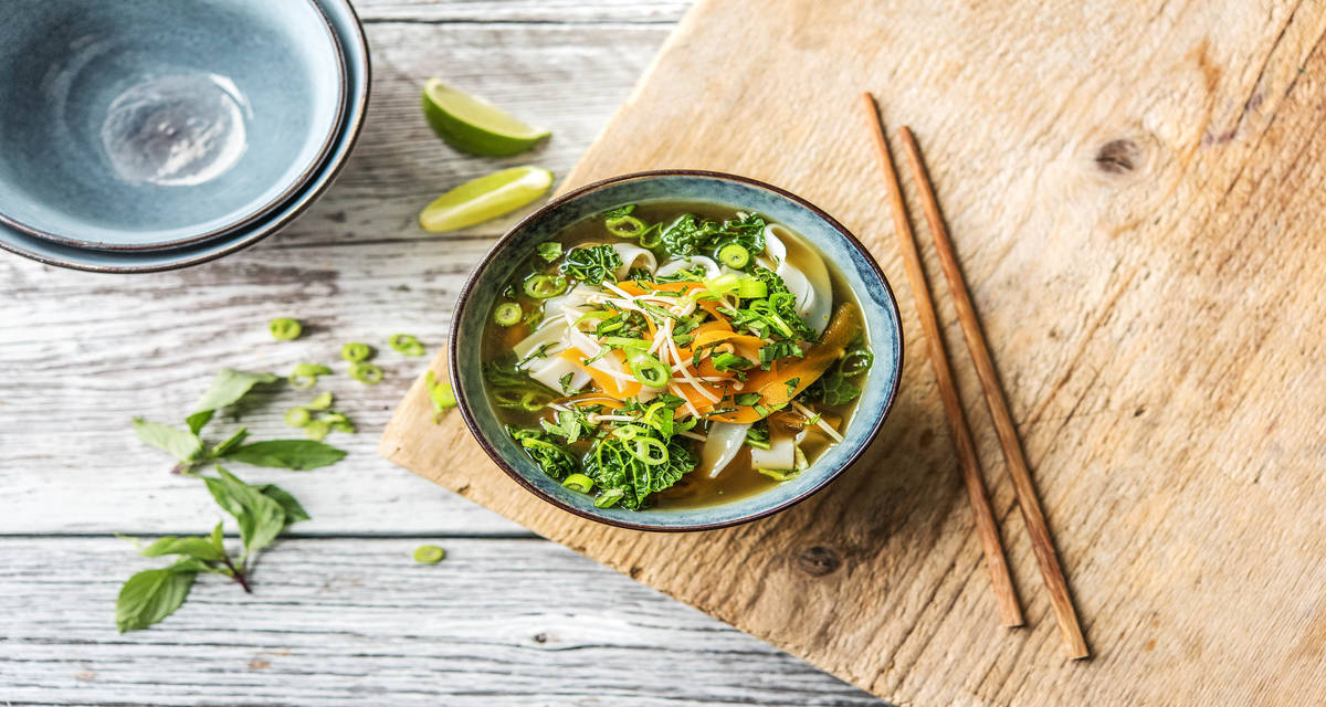 Rice Noodles Instant Pot Vegetarian Pho Vietnamese Pho Soup Vegan