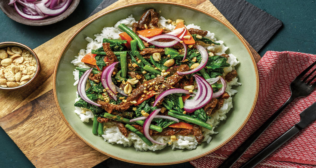 VietnameseStyle Beef Strips Recipe HelloFresh