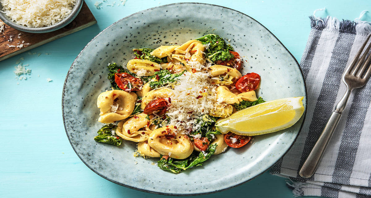OnePot Kale and Tortelloni Recipe HelloFresh