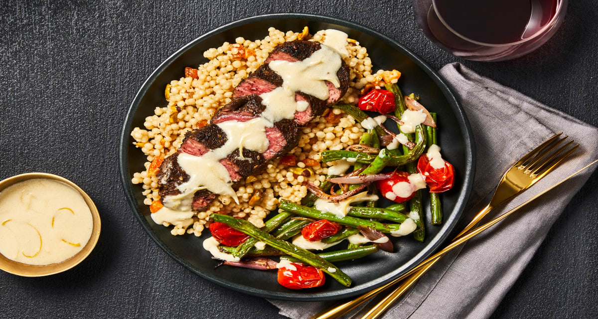 Za'atarCrusted Beef Tenderloin Recipe HelloFresh