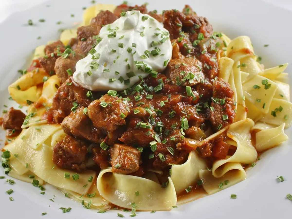 Hungarian Inspired Pork and Penne