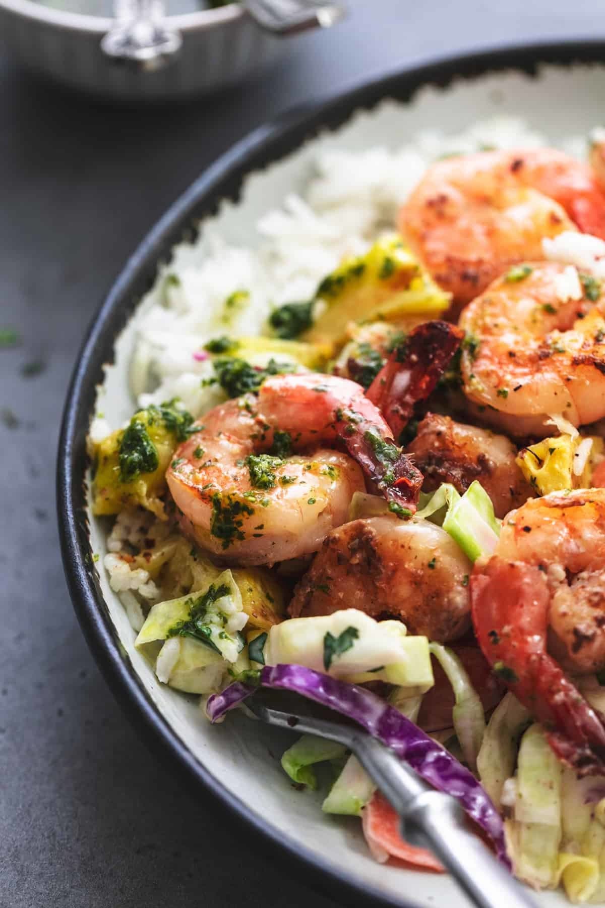 Grilled Shrimp Bowls