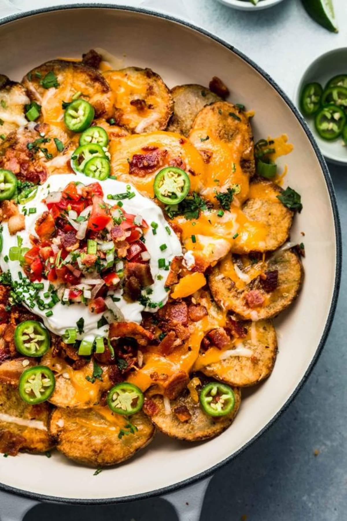 Veggie Works Russet and Sweet Potato 'Nachos'