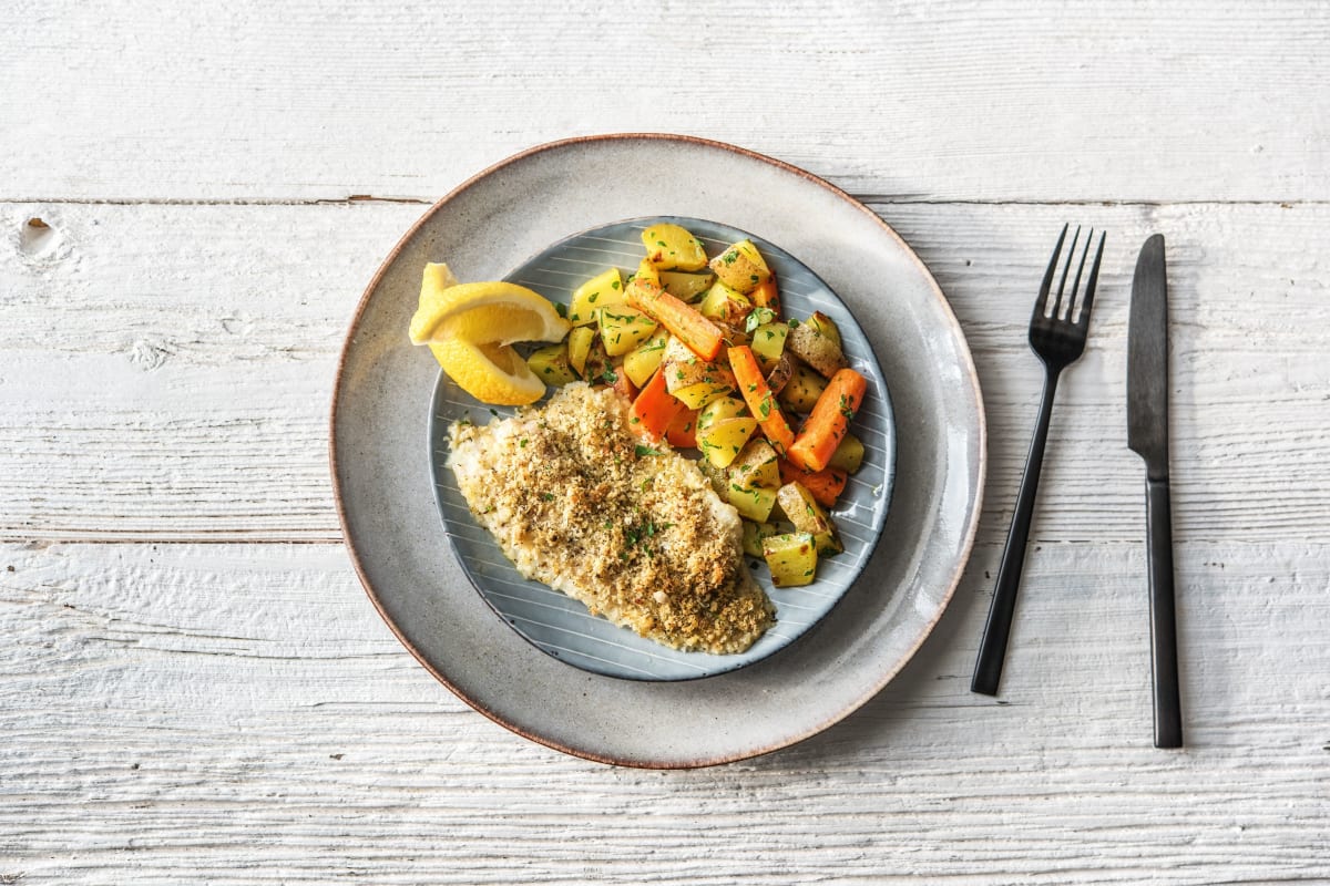 Baked and Breaded Sole