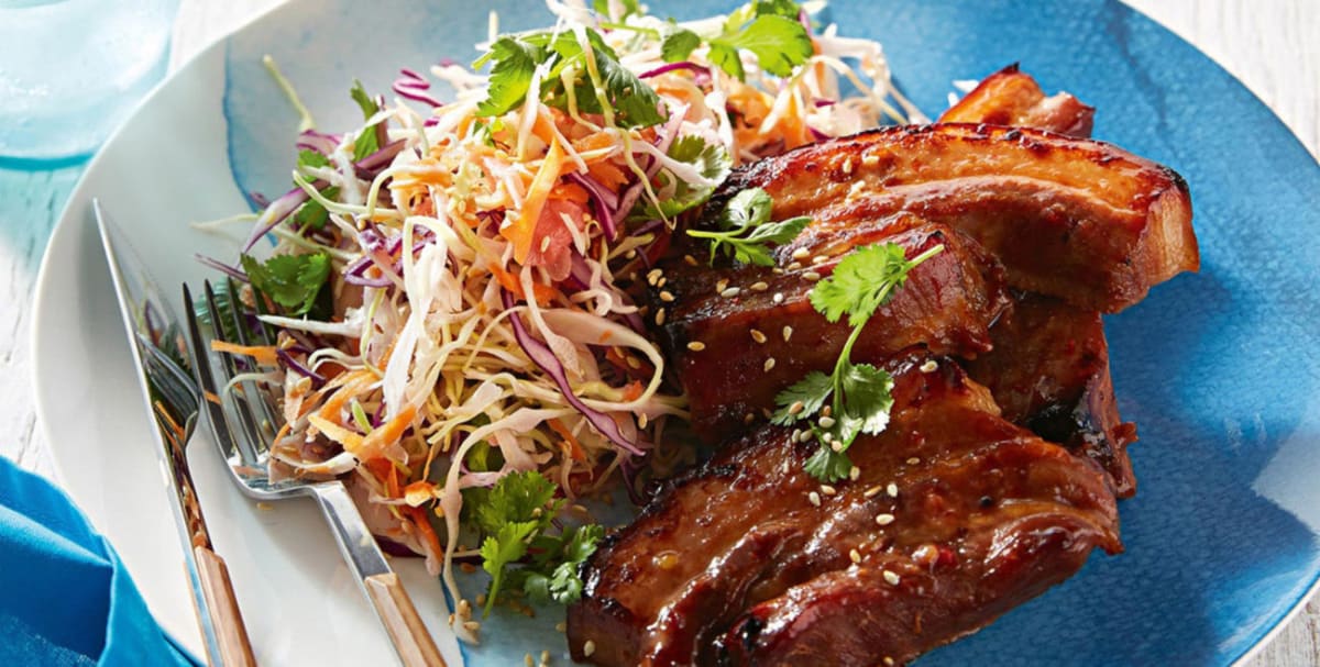 Smoky BBQ-Sauced Ribs