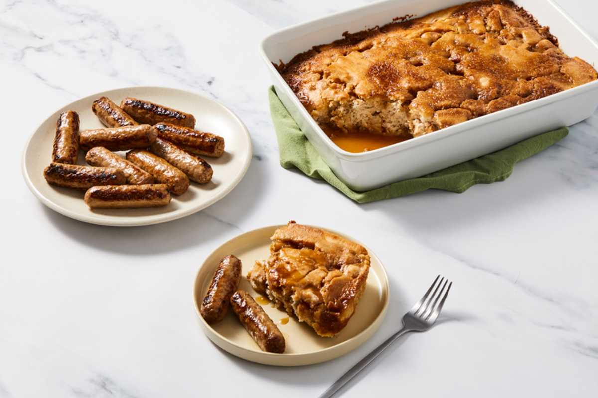 Baked Apple Pudding Chômeur 