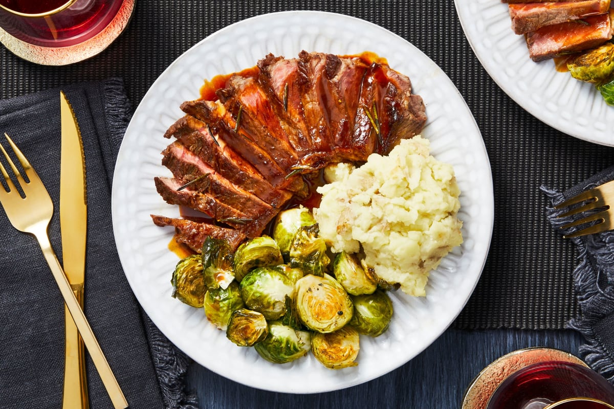 Rosemary Mustard Sirloin Steaks