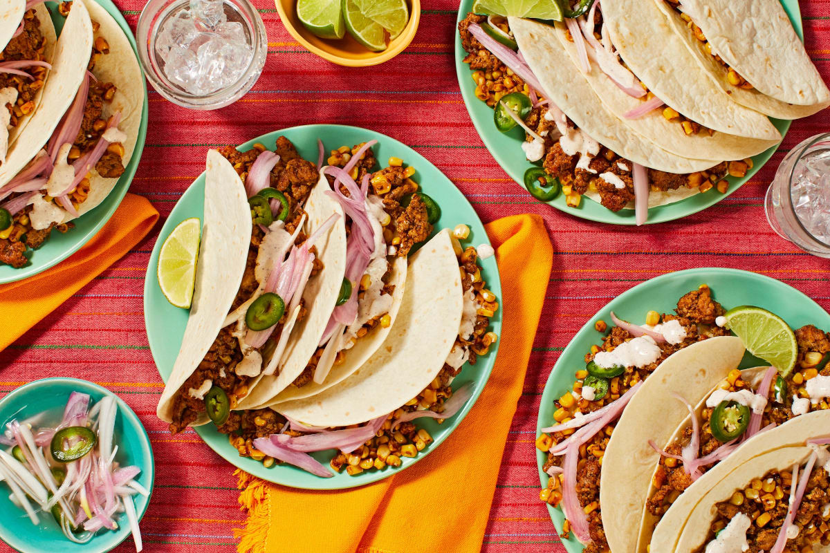 Mexican Pork and Street Corn Tacos