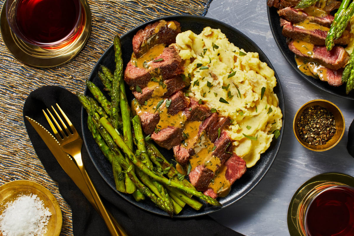 Ribeye with Tarragon Sauce