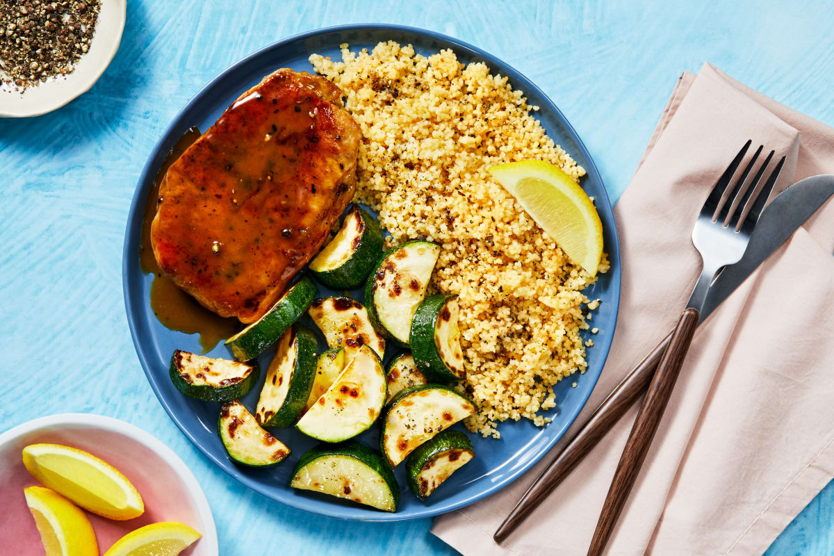 Brown Sugar-Glazed Pork Chops