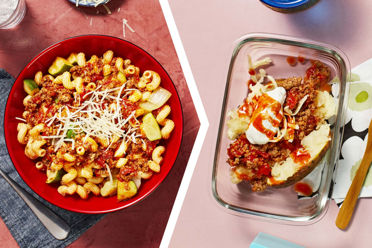 Beef Ragu and Cavatappi for Dinner