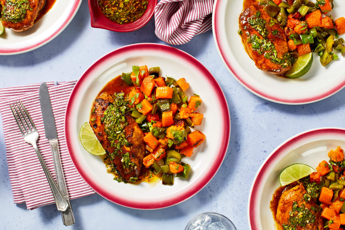 Southwest Chicken with Cilantro Chimichurri