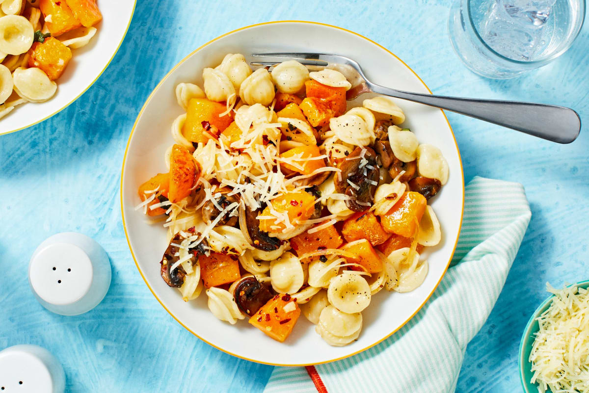 Butternut Squash and Sage Orecchiette