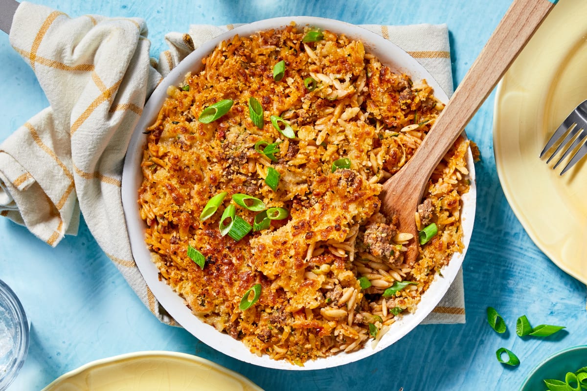 One-Pot Beef Orzotto