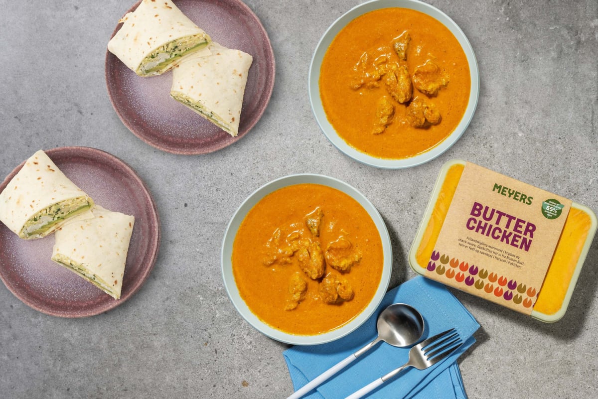 Lunch Duo (Wrap+Butter chicken)
