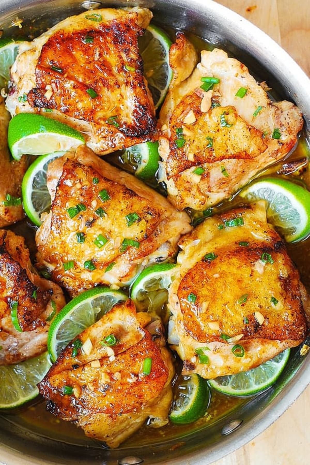 Honey-Lime Glazed Chicken Thighs