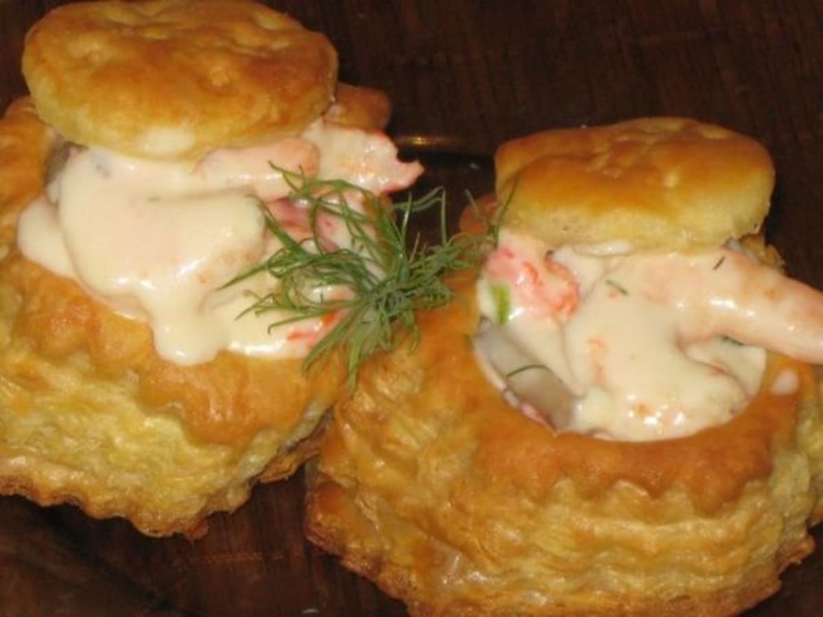 Creamy Shrimp Scampi Puffs