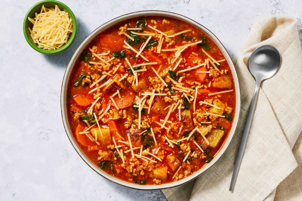 Smart Hearty Tomato-Beyond Meat® Stew