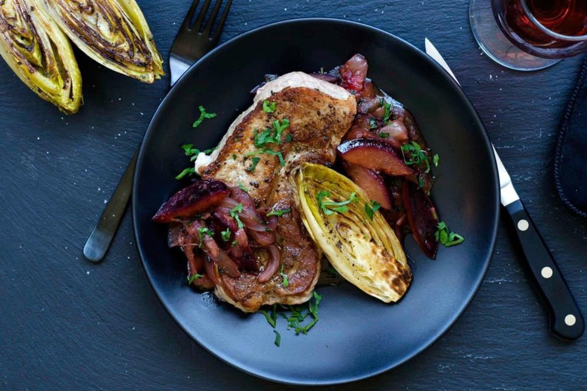 Balsamic and Dijon Pork Chops