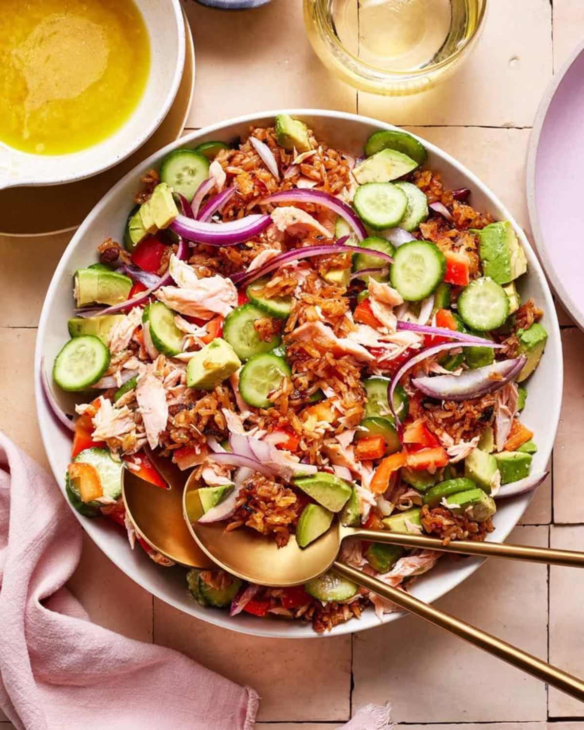 Health Product Line Surcharge- Salmon and Edamame Crunch Bowls