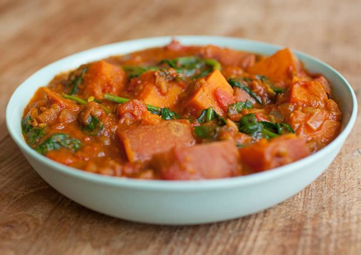 Spinach & Sweet Potato Dahl