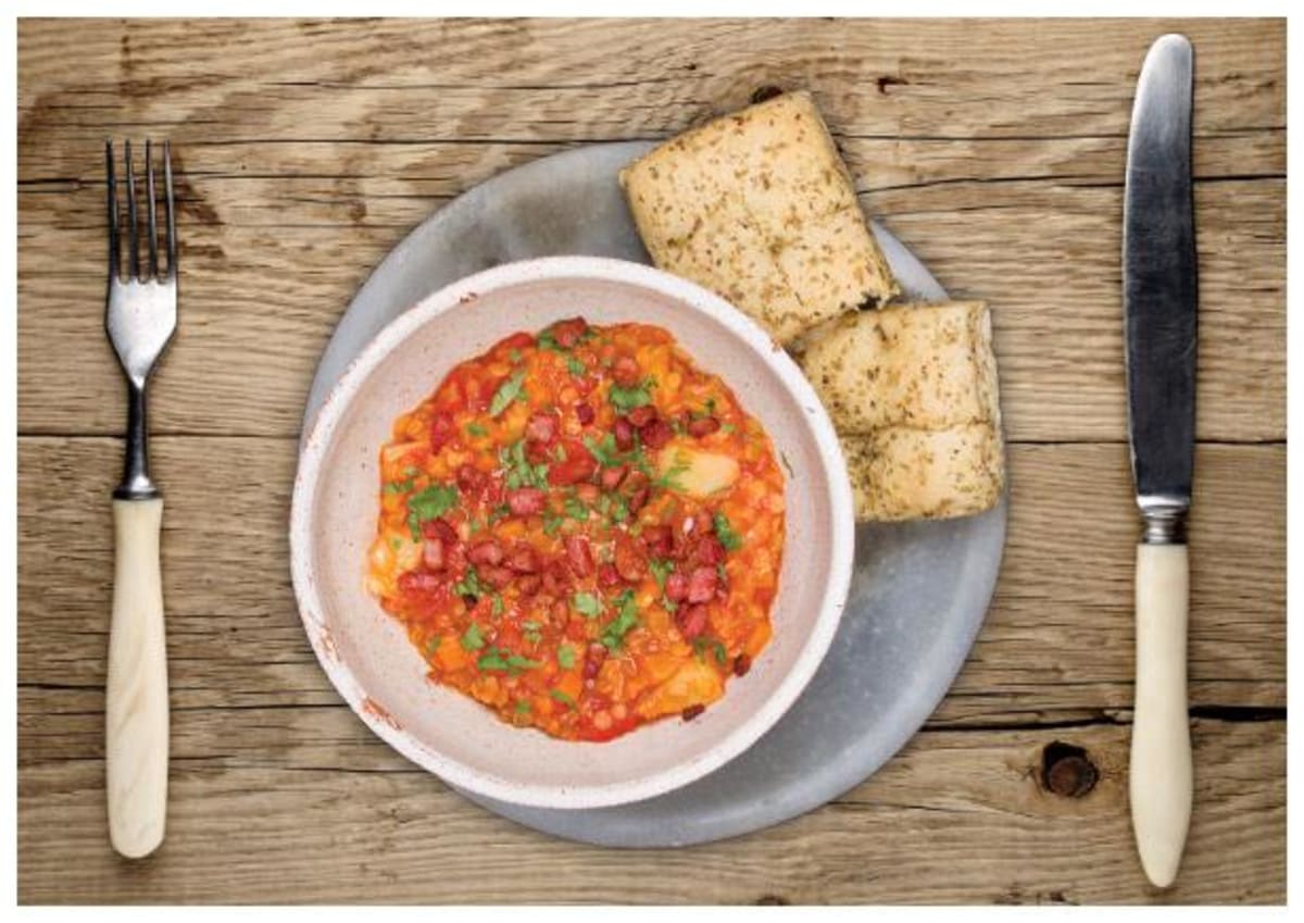 Silver Lining Carrot, Pancetta and Lentil Soup 