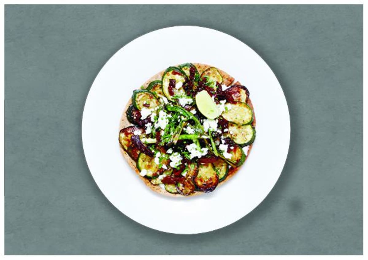 Mediterranean Vegetable Tostadas