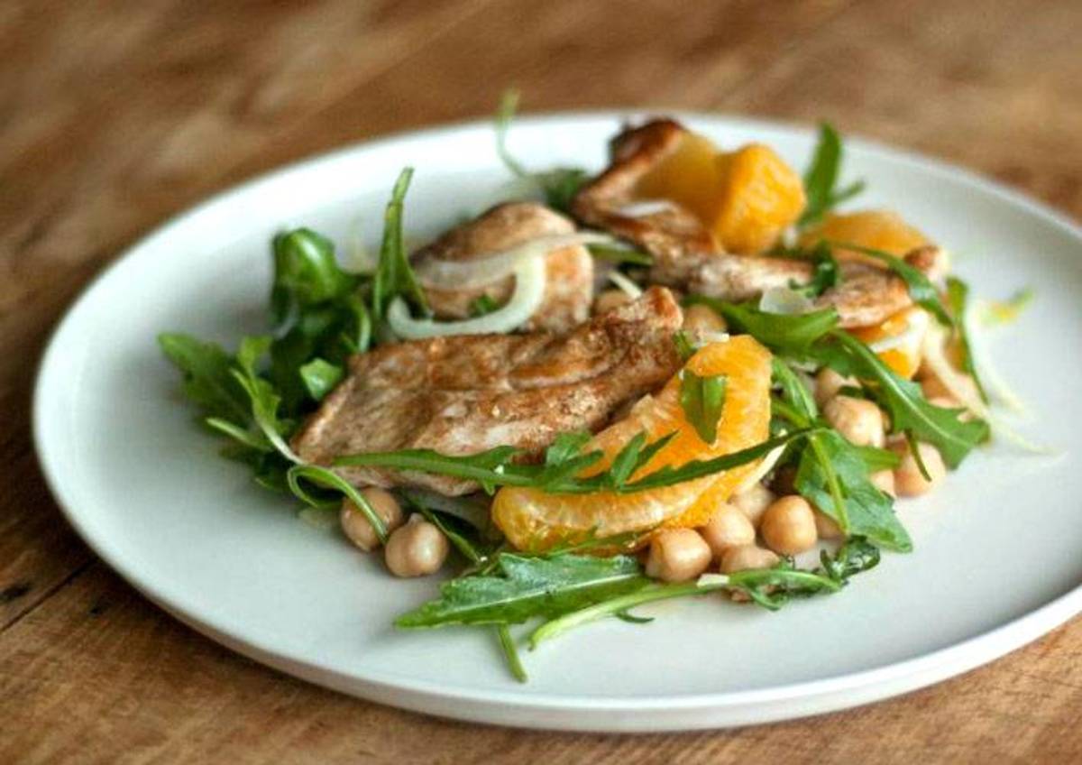 Moroccan Chicken with Citrus Salad