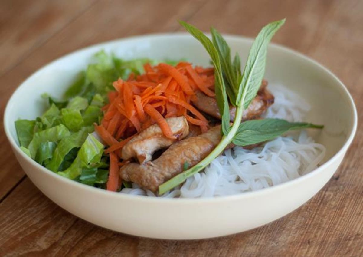 Vietnamese Pork Salad with Nuoc Nam Dressing 