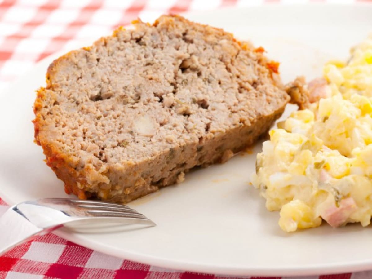 Grilled Mini BBQ Meatloaf and Potato Salad