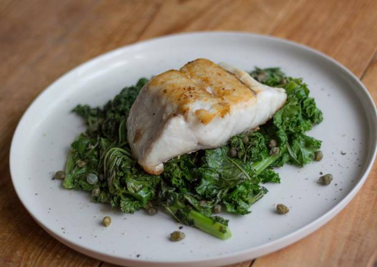 Barramundi with Cavolo Nero and Capers Recipe HelloFresh