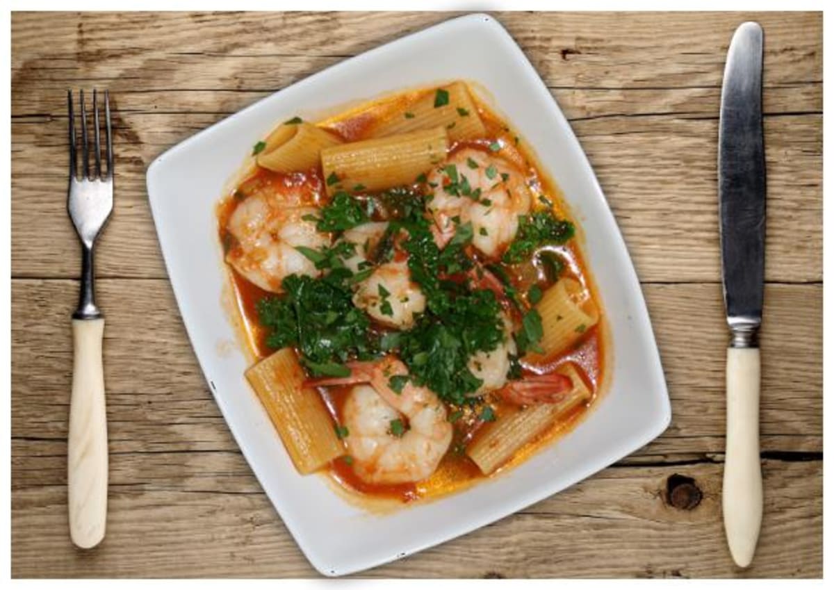 PureWow: Shrimp and Pasta Stew