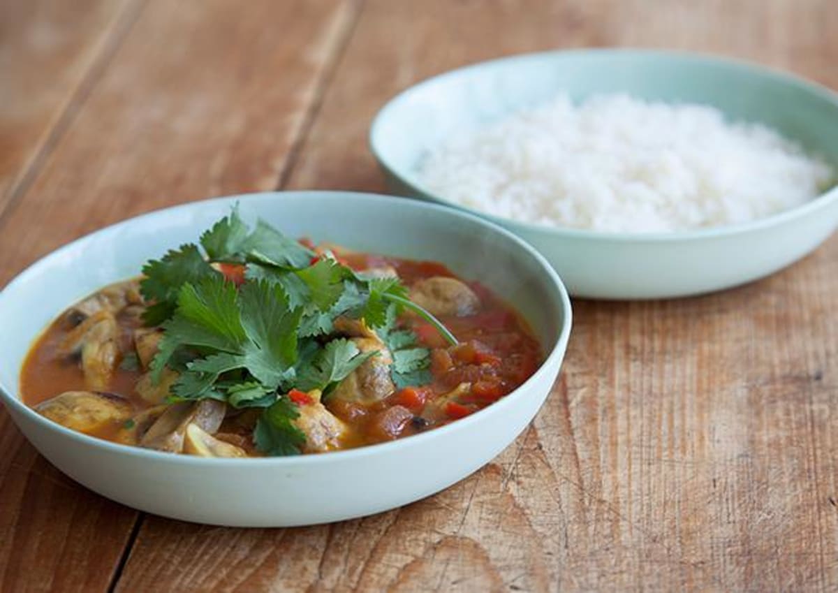 Mushroom Madras Curry