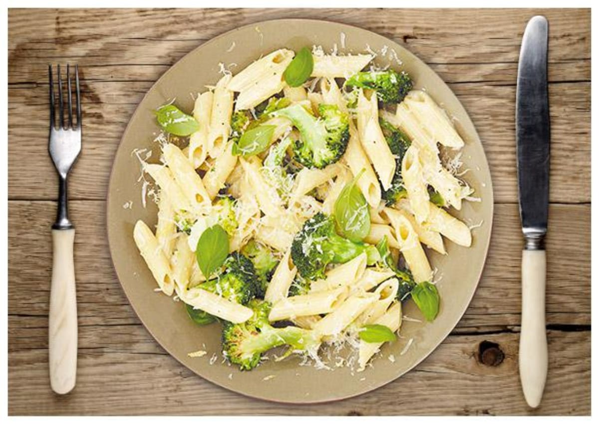 Sommerliche Mascarpone-Brokkoli-Penne