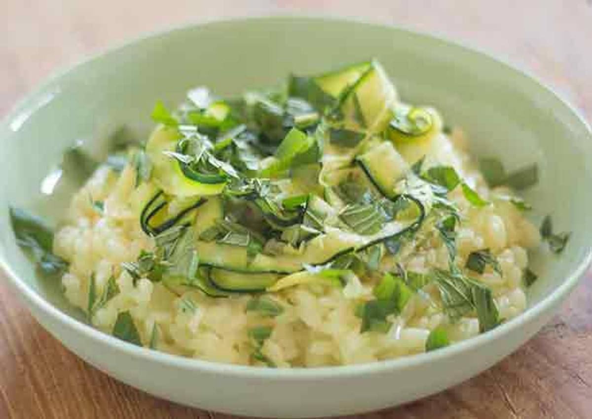 Minted Zucchini Risotto Recipe HelloFresh