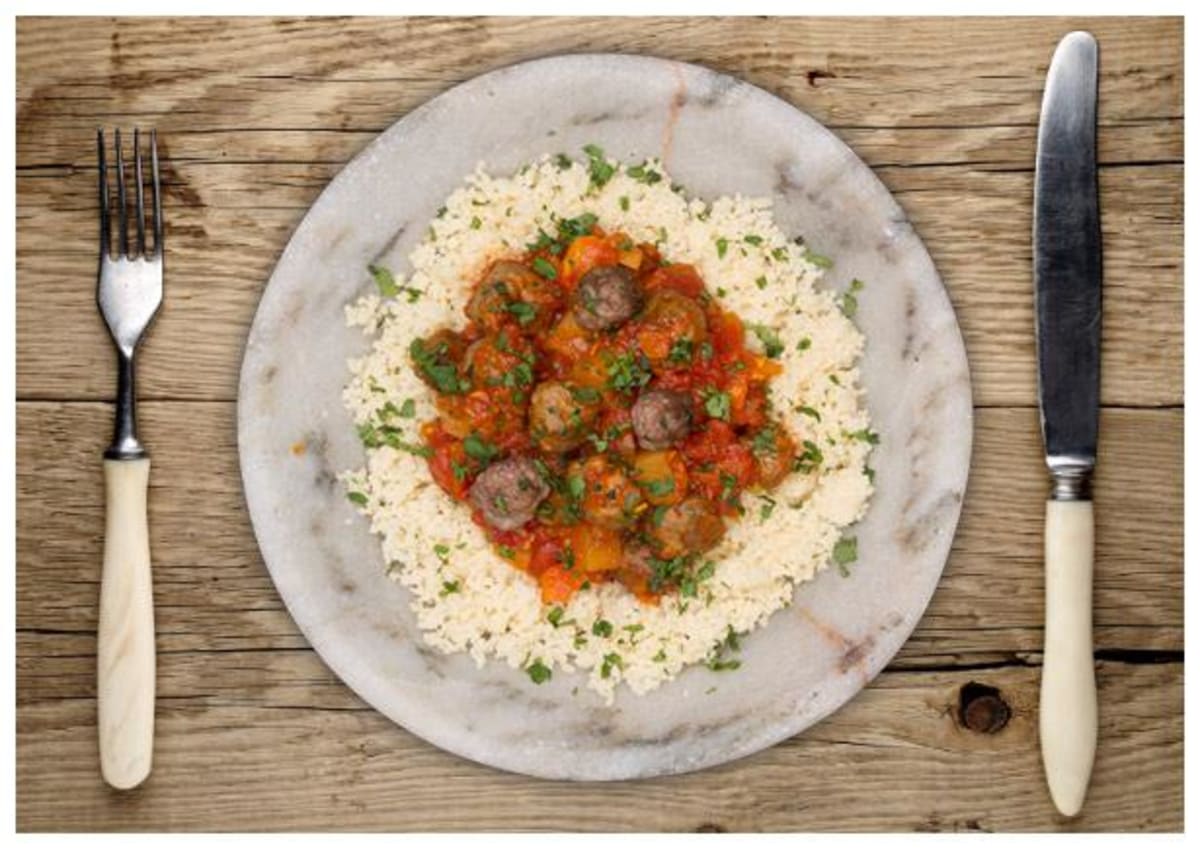 Moroccan Spiced Lamb with Sweet Vegetable Stew
