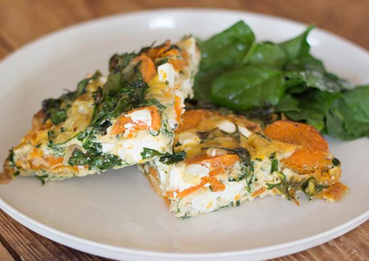 Garden Frittata (v)