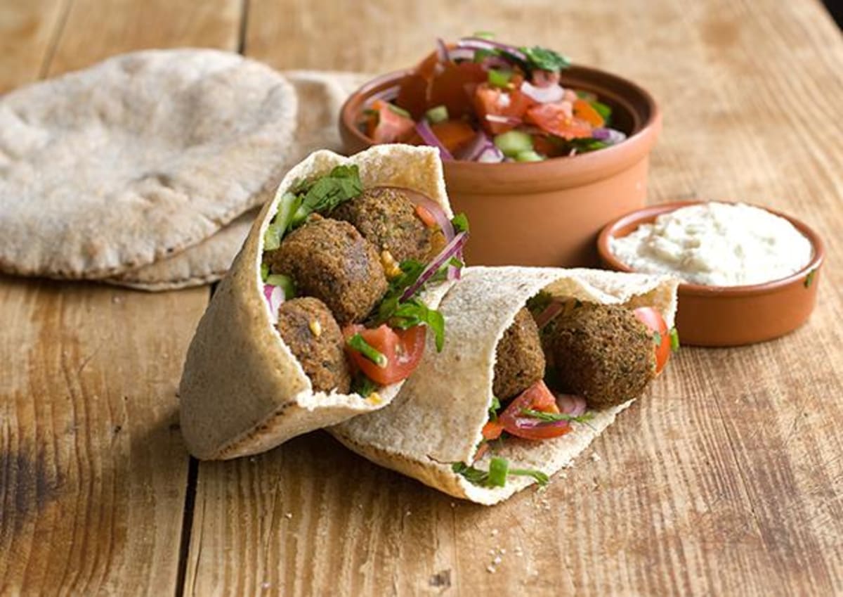 Falafel Lebanese Wraps (v)