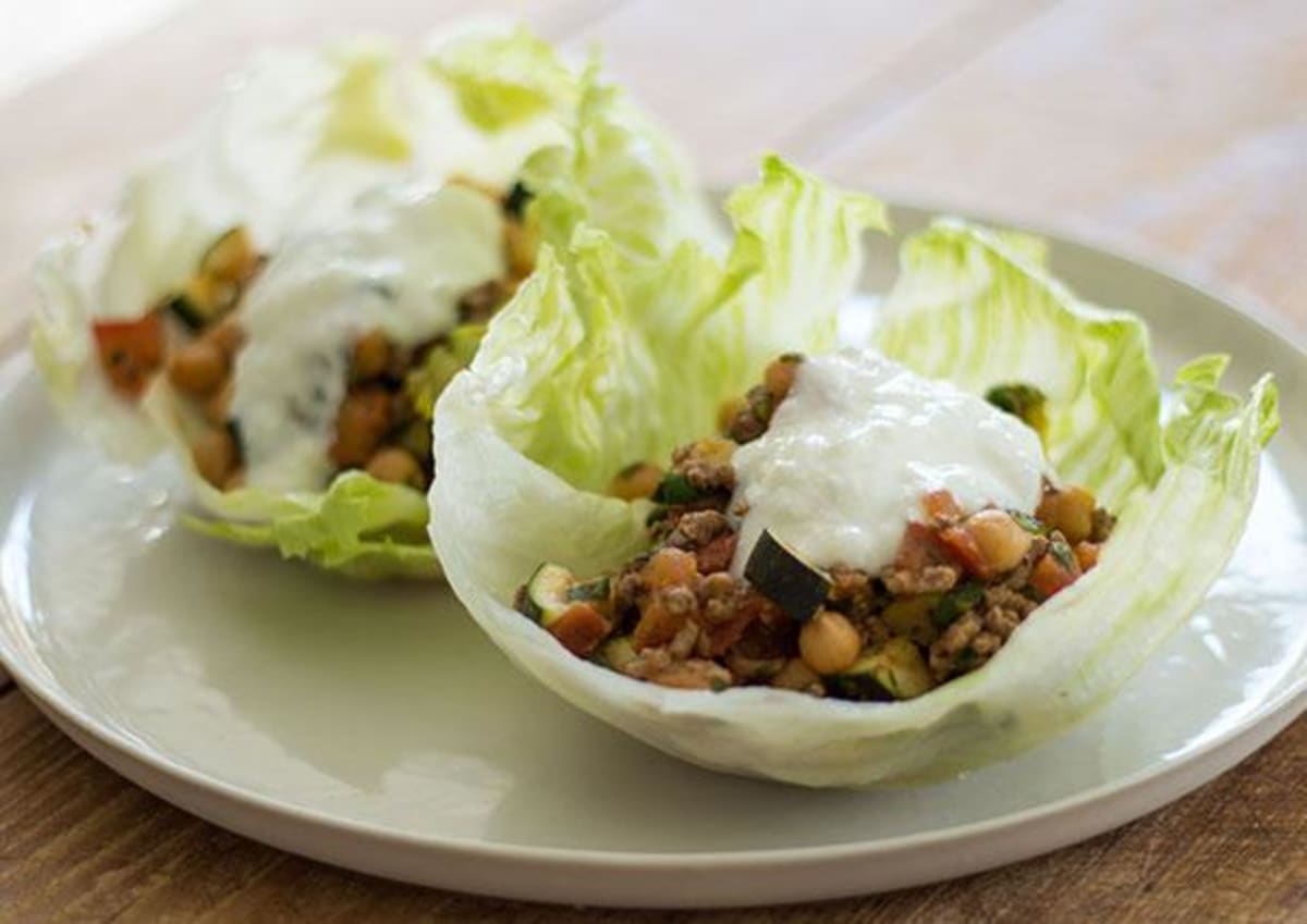 Cajun Beef Lettuce Cups