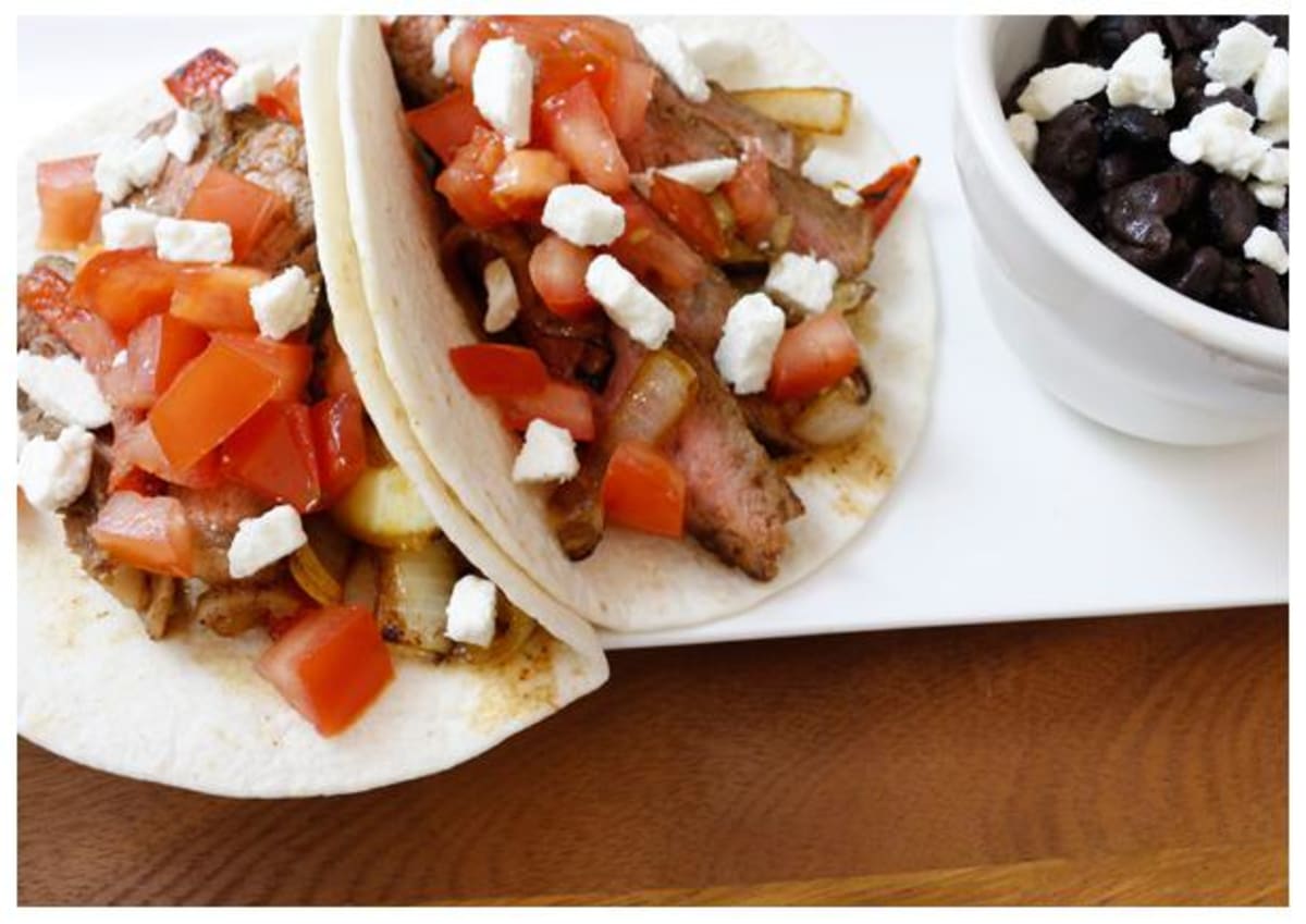 Coffee-Rubbed Steak Tacos