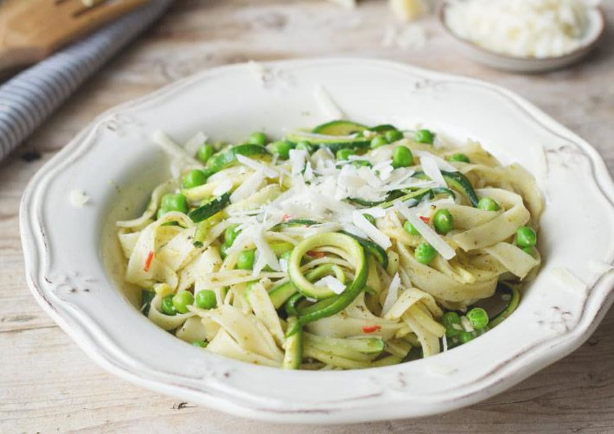 Zucchini Pesto Pasta