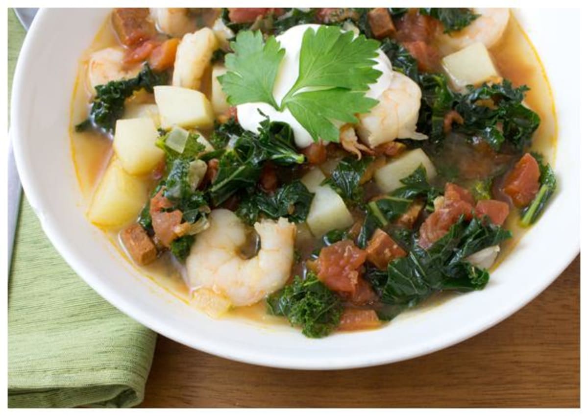 Shrimp and Chorizo Stew