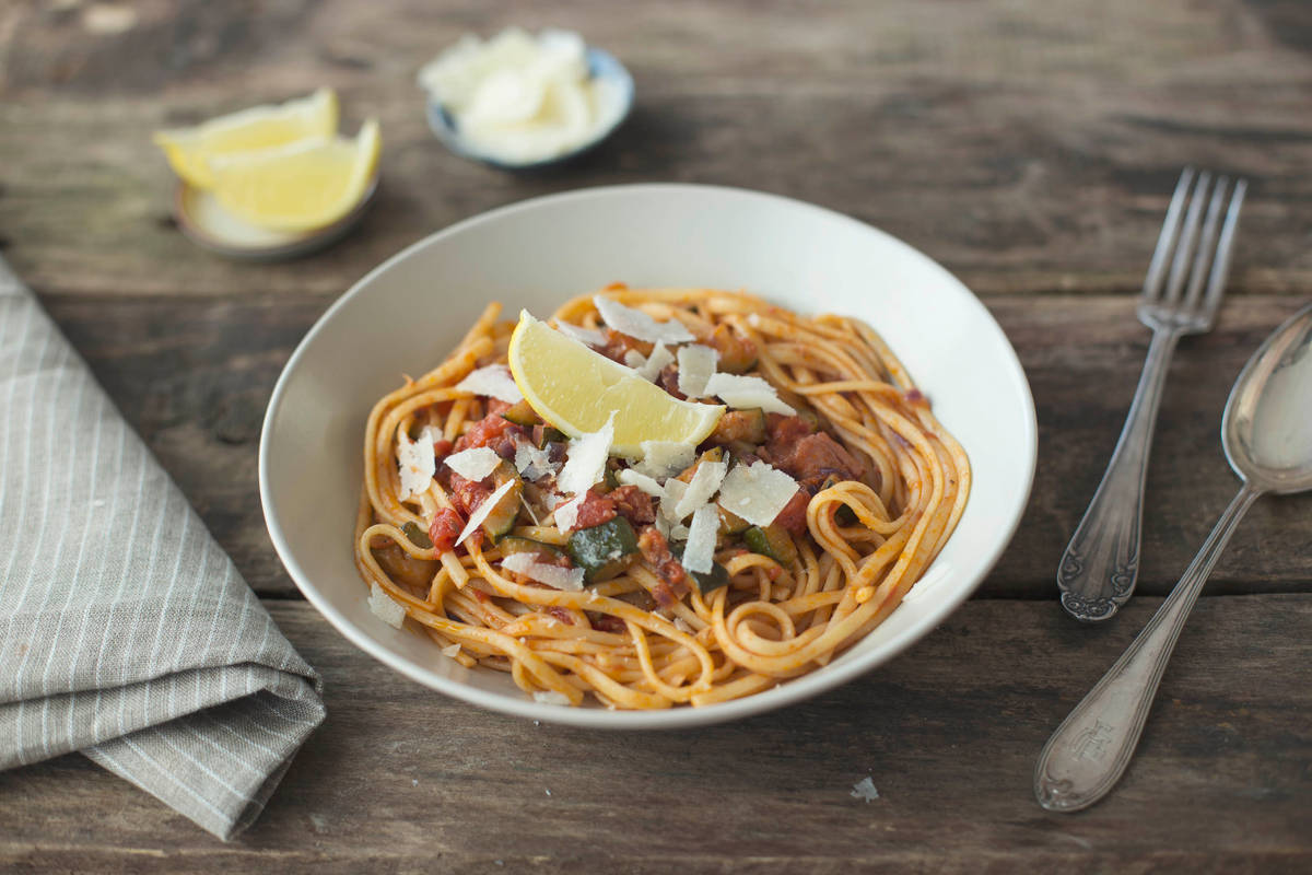 Tuscan Pork Linguine Recipe HelloFresh