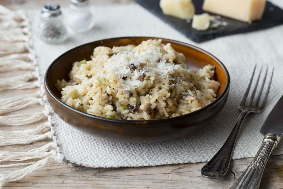 Wandering Forager’s Wild Mushroom Risotto