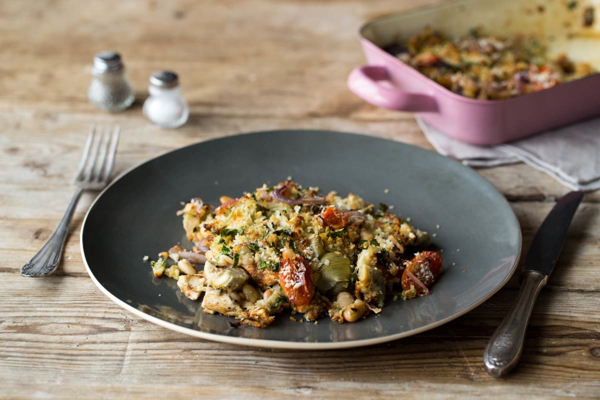 Chicken & Artichoke Cassoulet