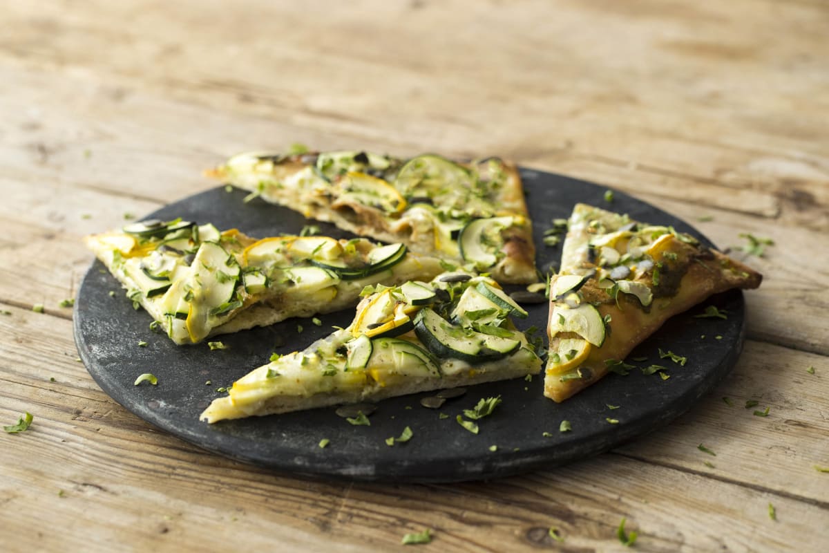 Spring Veggie Flatbread