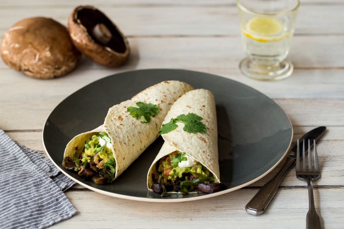 Poblano & Portobello Fajitas Recipe | HelloFresh