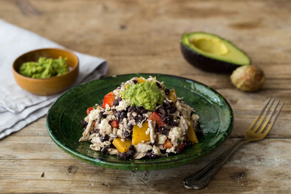 Weitgereister mexikanischer Hähnchensalat –