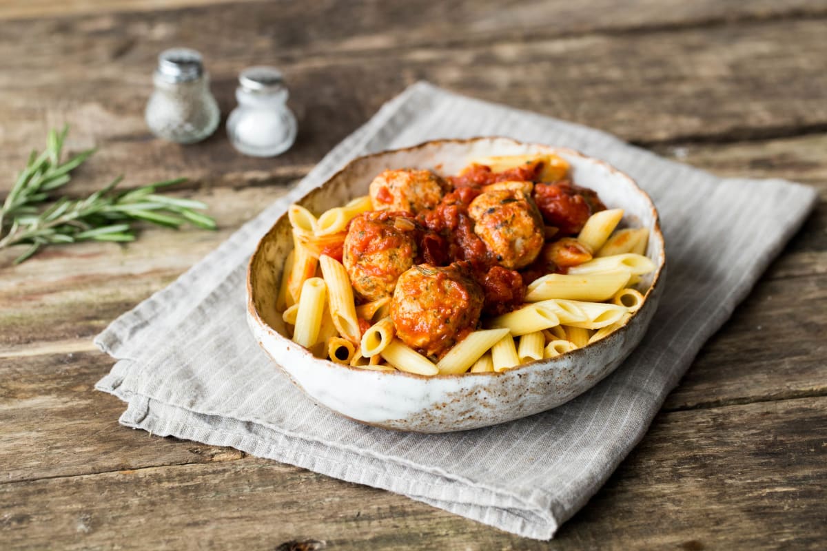 Italian Chicken Meatballs with Rosemary Sugo Recipe | HelloFresh