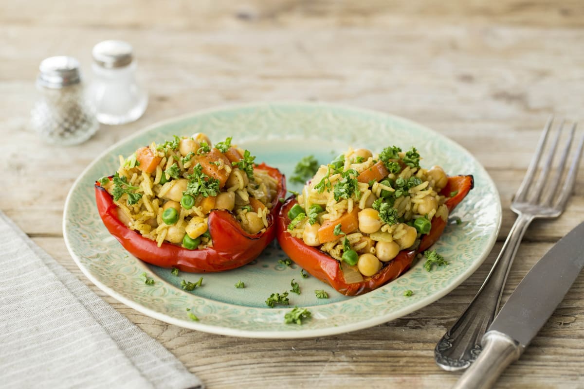 Indian Stuffed Peppers